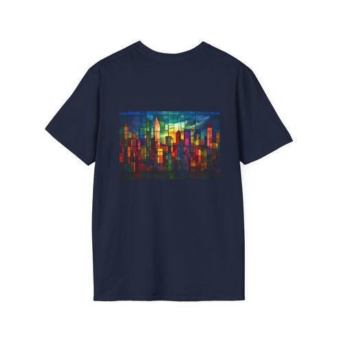 City Stained Glass Skyline