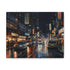 Tokyo Twilight Canvas Print: Vibrant Tokyo cityscape with urban sophistication.