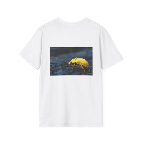 Golden Beetle Obsidian Floor T-shirt.