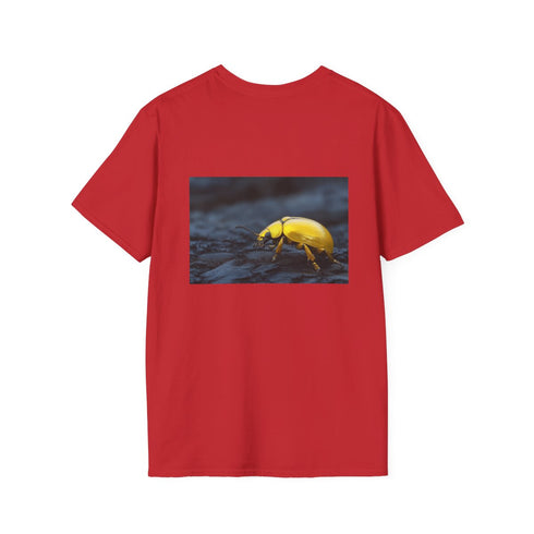 Golden Beetle Obsidian Floor T-shirt.