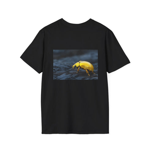 Golden Beetle Obsidian Floor T-shirt.