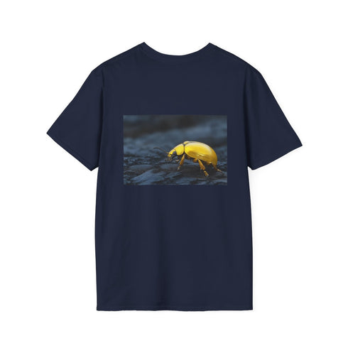 Golden Beetle Obsidian Floor T-shirt.