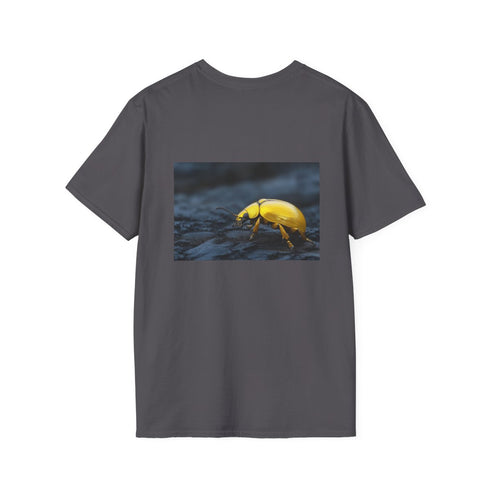 Golden Beetle Obsidian Floor T-shirt.