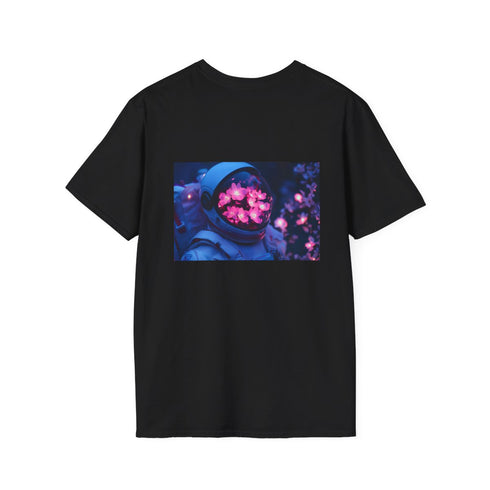 Spacesuit Glowing Flowers T-shirt