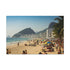 Canvas print featuring golden sands of Copacabana Beach in Rio de Janeiro