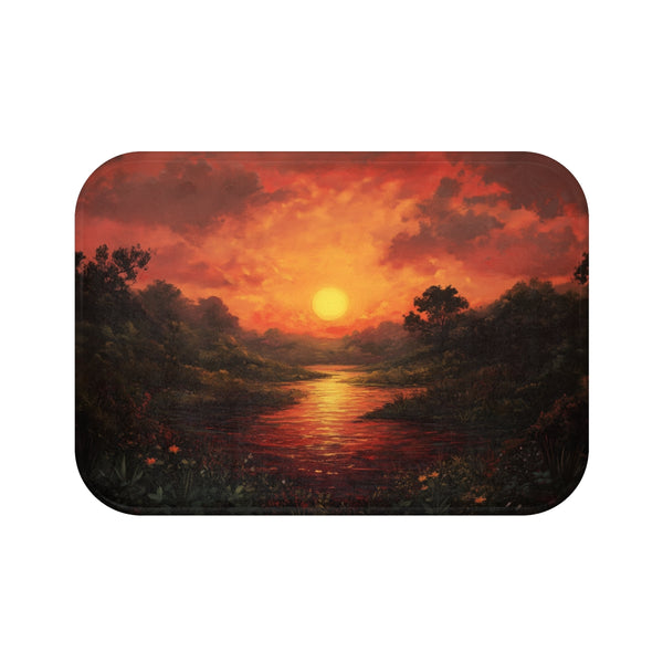 1. "Dawn of Hope Bath Mat"
2. "Sunrise Serenity Bath Mat"
3. "New Beginning Bath Mat"
4. "Hopeful Sunrise Bath Mat"
5. "Sunlit Promise Bath Mat"