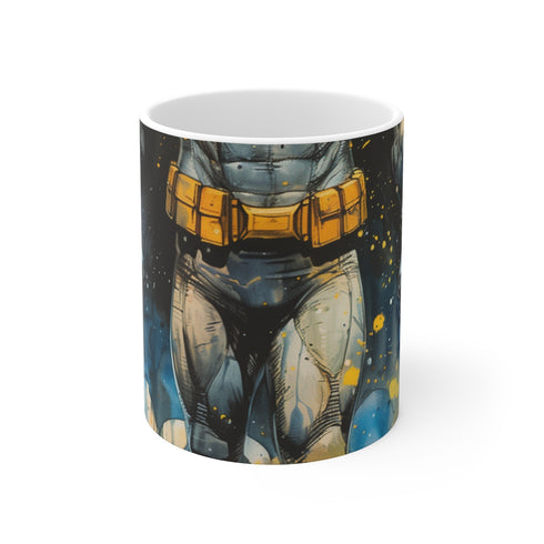 1. "Dynamic Dark Knight Coffee Mug"