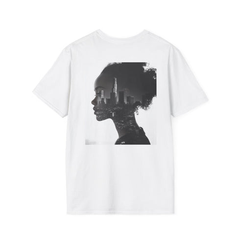 Ethereal Beauty Silhouette Tee
Mystical Maiden Graphic Shirt
Enchanting Femme Fatale Top
4. Chic Silhouette Graphic T-Shirt
5. Alluring Young Woman Tee