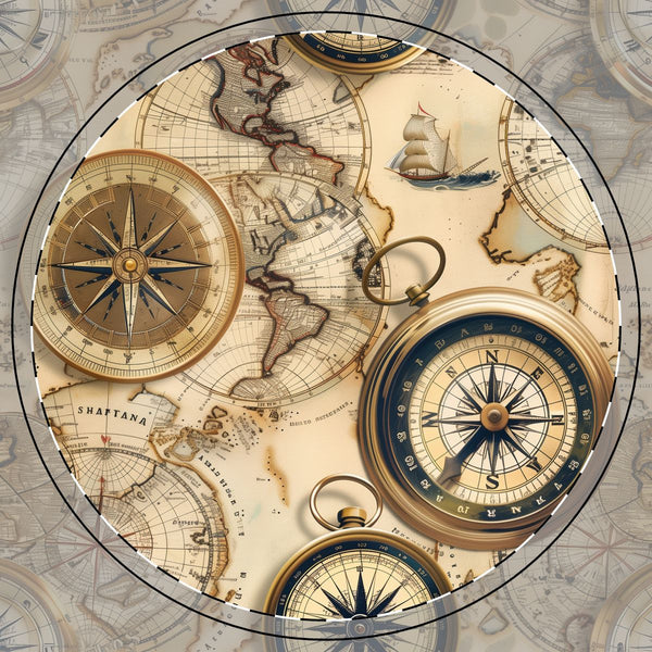 1. Explorer's Delight Coaster Set