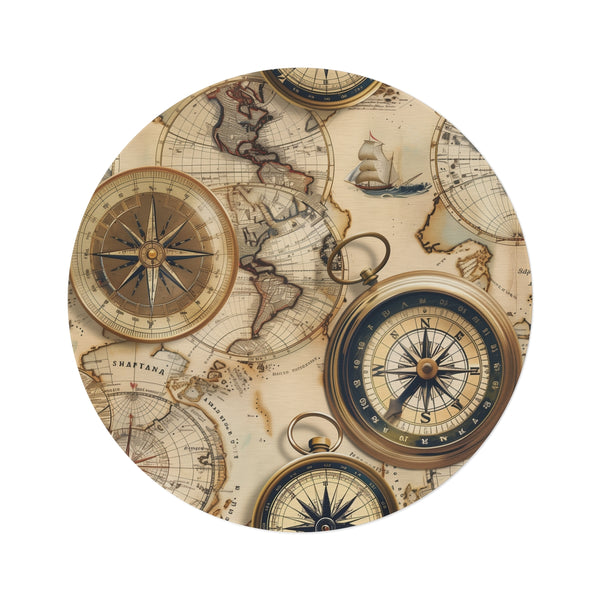 1. Explorer's Dream Round Rug