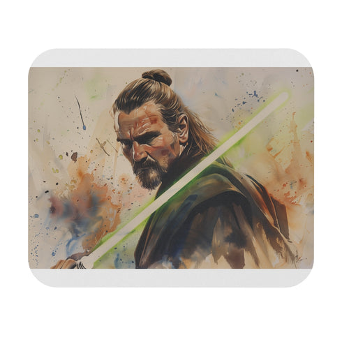 . Forceful Qui-Gon Jinn Jedi Mouse Pad