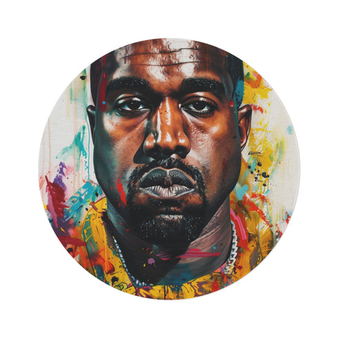 1. Kanye-Inspired Round Rug: Yeezy Chic