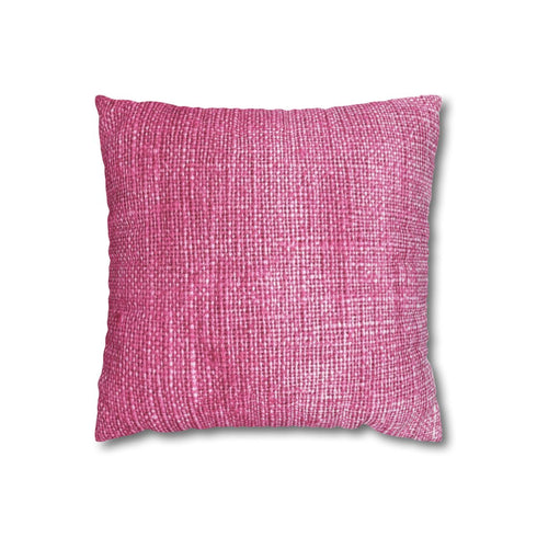 1. "Luxurious R2poli Pink Burlap Pillowcase"