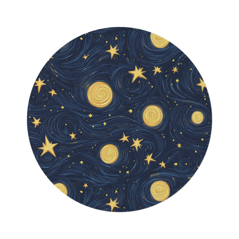 1. Midnight Dream Round Rug
