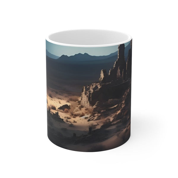1. Mystical Moonlit Desert Mug