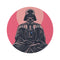 1. "Pink Galactic Buddha Round Rug"