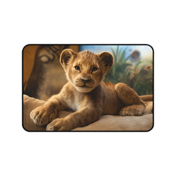 1. "Simba Desk Mat: Ruler of Pride"
2. "Lion King Desk Mat: Majestic"
3. "Simba's Pride Desk Mat: Roar!"
4. "Hakuna Matata Lion King Desk"
5. "Safari Vibes Desk Mat: Simba"
