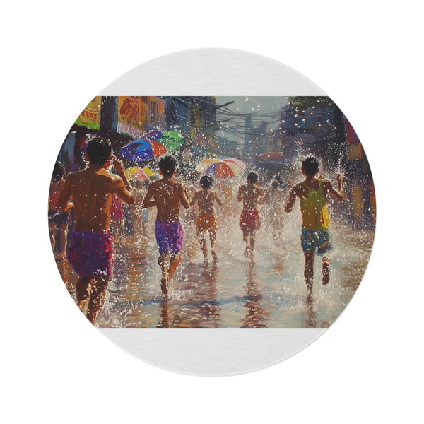 1. Songkran Splendor Round Rug