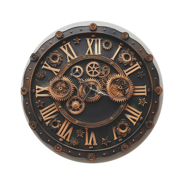 1. "Steampunk Clock Gear Rug: Whimsical Timepiece for Your Home!"