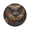 1. Steampunk Round Rug: Industrial Elegance