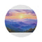 1. "Sundown Splendor Round Rug (Doi Inthanon)"