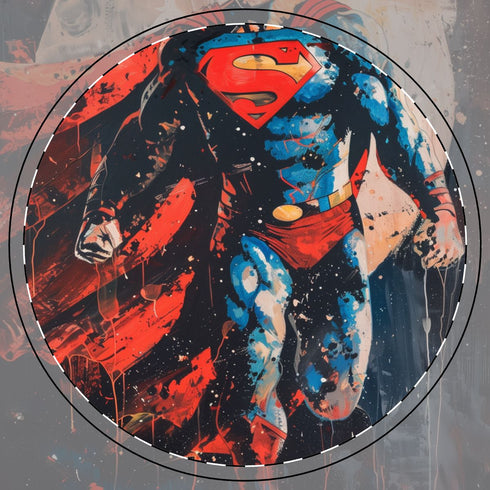 1. Superman Art Coaster: Protect Your Table with Style!