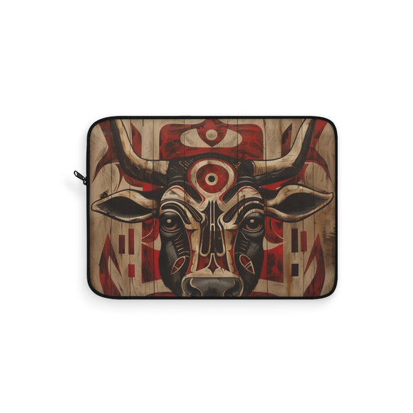 1. "Tribal Animal Totem Laptop Sleeve"