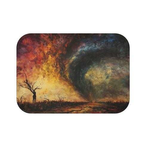 1. Twisting Tornado Bath Mat
