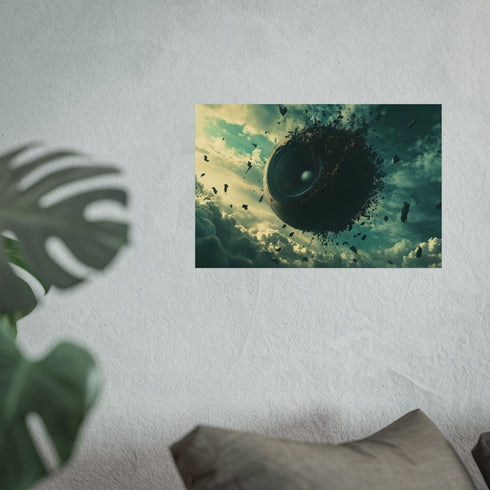 10 Music Floating Cracked Speaker