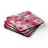 Cherry Blossom Dream Coaster Set, Square, Pink and White Design