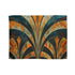 Geometric sacred geometry pattern blanket inspired by Art Deco elegance.