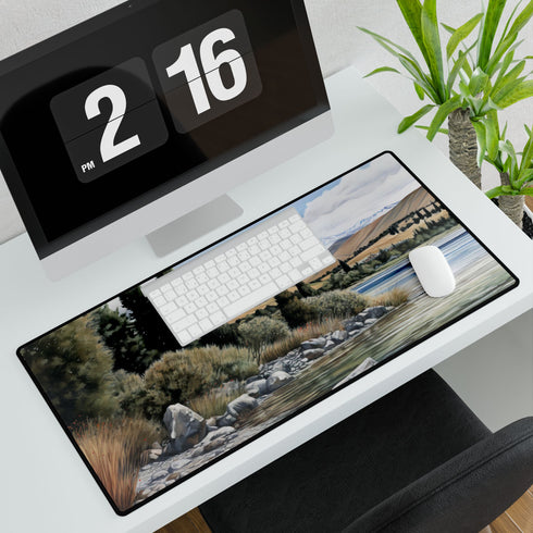 New Zealand Mirror Lake & Southern Alps XXL Extended Desk Mat – Prints With Passion (View 4)