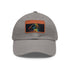 Neon Napoleon Watercolor Baseball Cap in White with Light Brown Patch