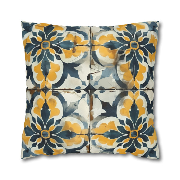 Artisan Tiles Pillow Case - Elegant seamless pattern for sophisticated bedding decor