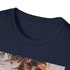 Striking Power Alex Morgan Soccer Painting Tee in Charcoal, Size Small.