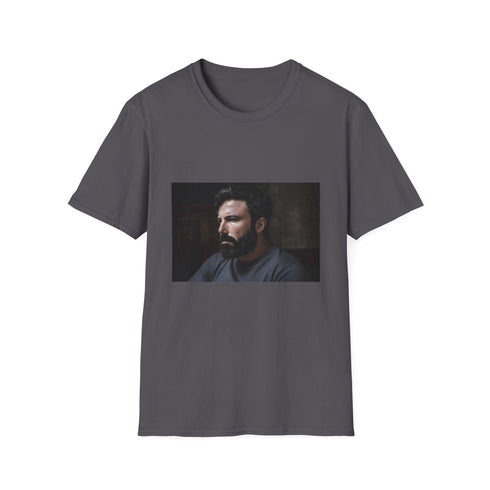 Charcoal cotton crew neck t-shirt with regular fit timeless summer style