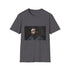 Charcoal cotton crew neck t-shirt with regular fit timeless summer style