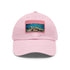 Great Barrier Reef baseball cap with colorful coral reef design.