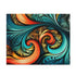 Colorful spiral pattern jigsaw puzzle, challenging and captivating for all ages.