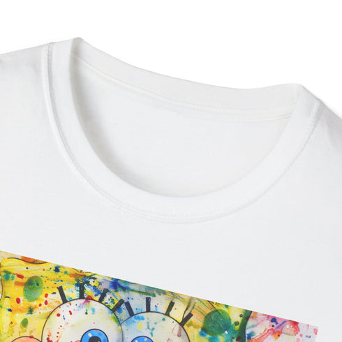 SpongeBob SquarePants Charcoal T-Shirt with Iconic Character Design