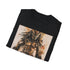 Charcoal crew neck cotton t-shirt featuring Predator design in regular fit