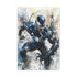 Venom wall art canvas print featuring Venom and Spider-Man symbiotic bond.
