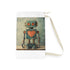 Retro Robot Love Laundry Bag - Heart symbol design for stylish laundry organization