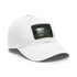 Maui Island Paradise Baseball Cap in White with Light Brown Patch