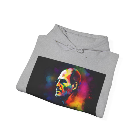 Steve Jobs Neon Dream Hoodie in Navy, size Small.