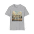 Royal Watercolor Buckingham Palace Charcoal T-Shirt Women's Summer PickатегFit Cotton.
