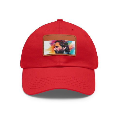 Neon Dreams Bradley Cooper Watercolor Cap with Light Brown Patch