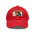 Neon Dreams Bradley Cooper watercolor cap, White/Light Brown rectangle hat.