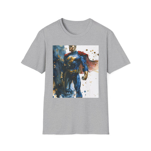 Homelander T-shirt in Charcoal, Regular Fit, Crew Neck, DTG Print