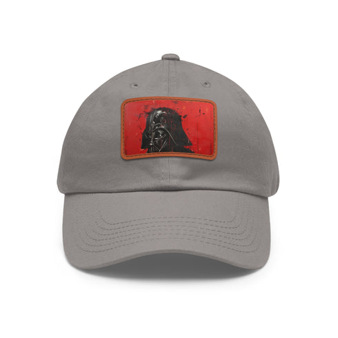 Darth Vader Sith Lord baseball cap, white with light brown patch.